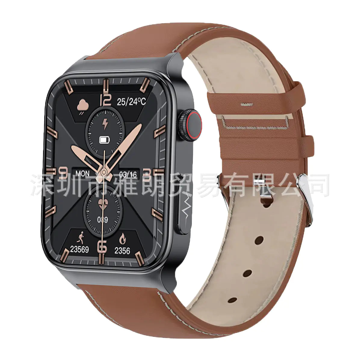 E500 Smart Watch with Heart Rate and Temperature Monitor