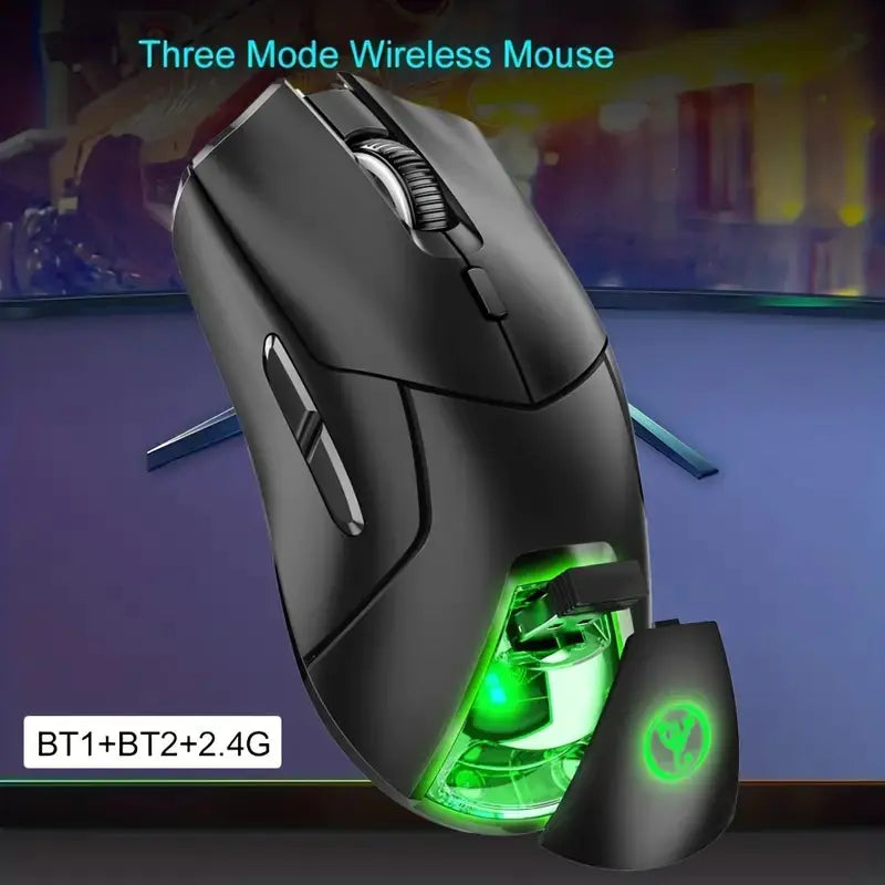 HXSJ 2.4G Wireless Mute Game Mouse with 4000DPI