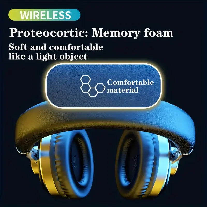Metal Head-mounted Wireless Bluetooth Sports Headset