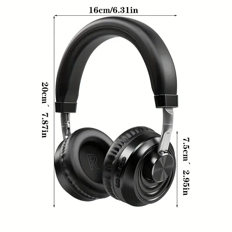 Metal Head-mounted Wireless Bluetooth Sports Headset