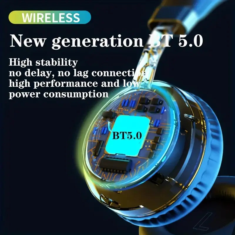 Metal Head-mounted Wireless Bluetooth Sports Headset