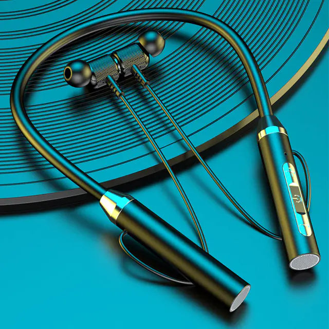 Bluetooth Sports Neck-mounted Headset with Magnetic Suction